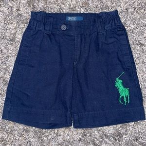 🐎Navy Polo Ralph Lauren shorts with large logo